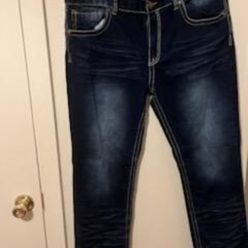 Men's Dark Blue Skinny Jeans